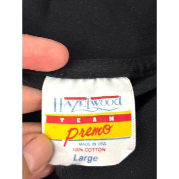 VTG 90s Hazelwood Team Premo Feathered Serpent Quetzalcoatl Art T-Shirt LARGE - Picture 3 of 14